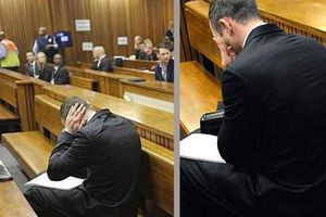 Oscar Pistorius rompe en llanto durante su juicio