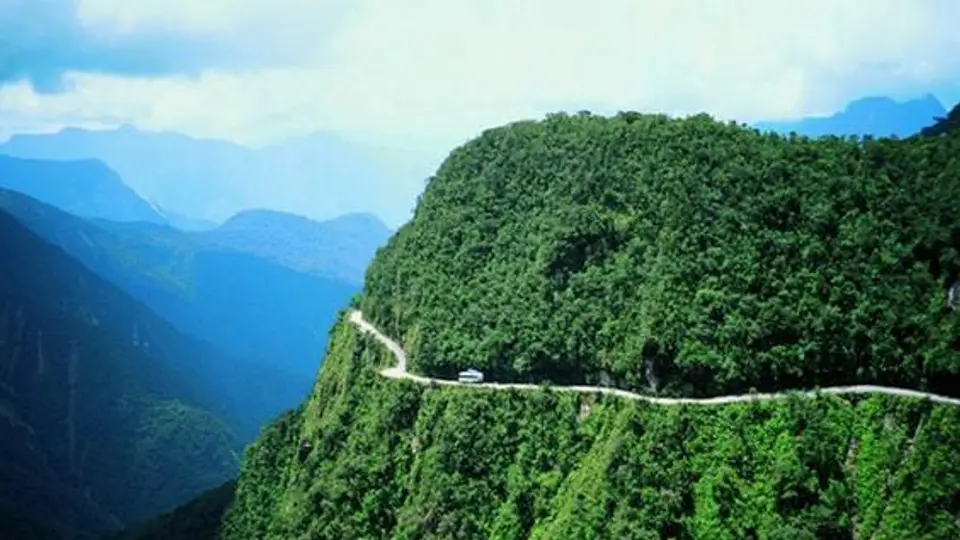 'Carretera de la muerte' en Bolivia