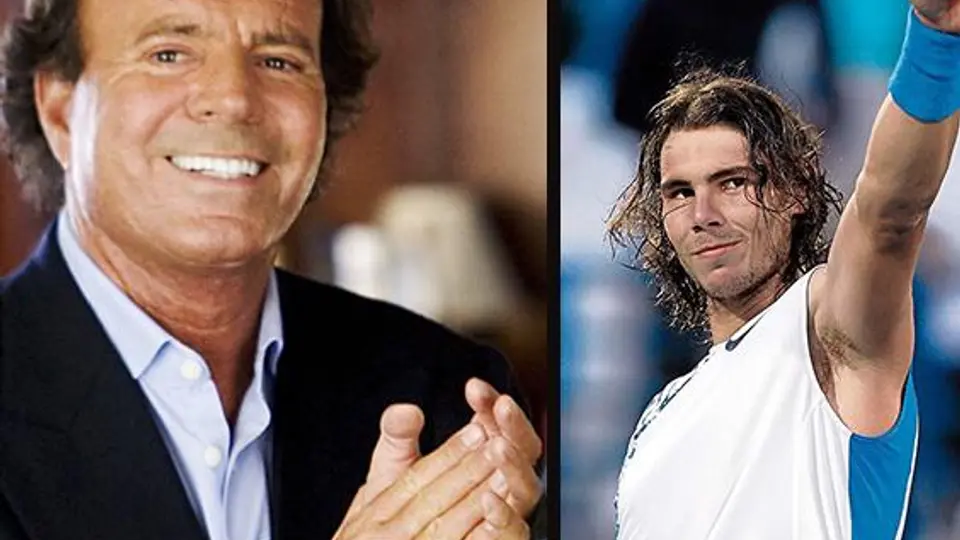 Nadal, el más célebre, según Julio Iglesias