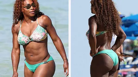 Serena Williams 'calienta' para Wimbledon bajo el sol de Miami