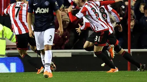 Sunderland le propina una derrota más a Manchester United