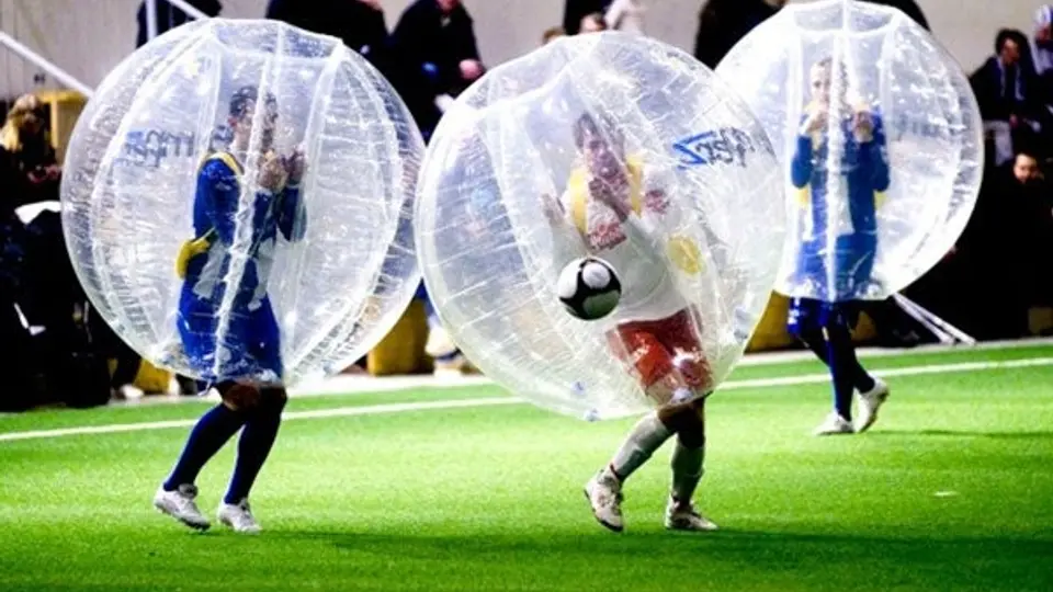 'Bubble Soccer', entre el futbol y el sumo
