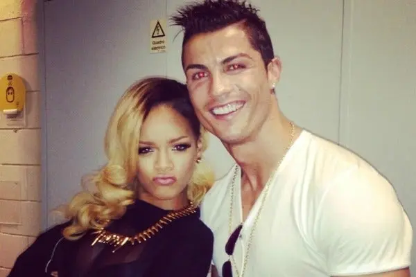 CR7 asiste al concierto de Rihanna en Lisboa
