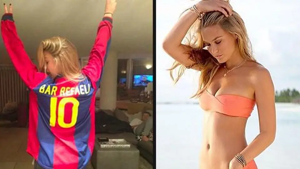 Bar Refaeli, 'consuelo' blaugrana
