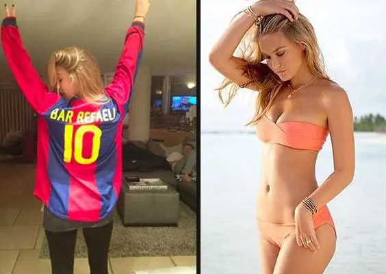 Bar Refaeli, 'consuelo' blaugrana