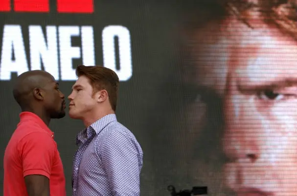 Canelo y Mayweather llegan a Houston