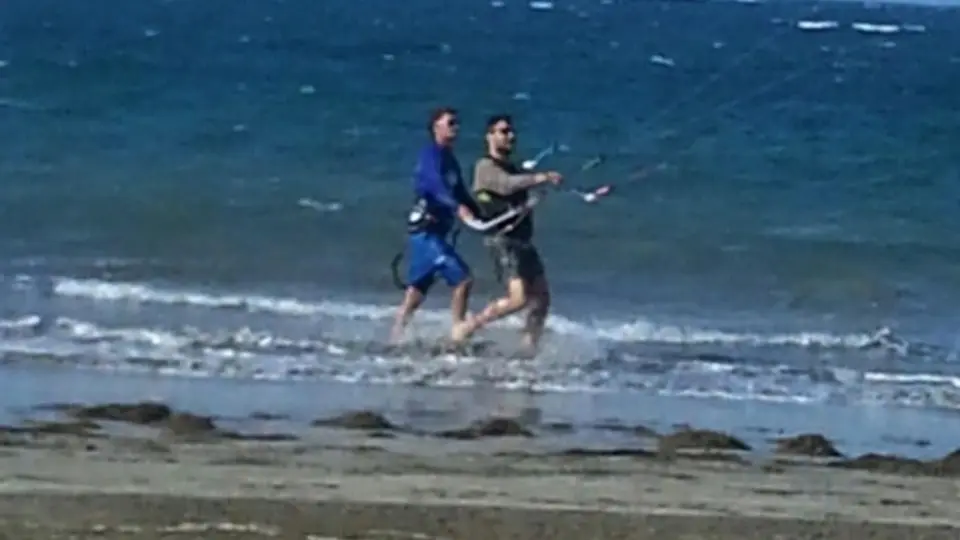 Ricky Martin se obsesiona con el kitesurf