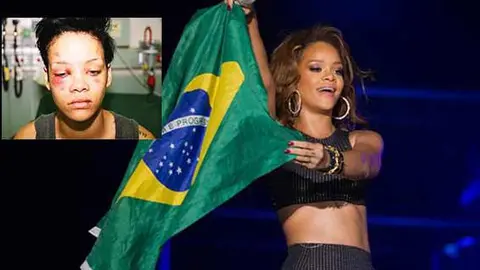 Rihanna compara goliza de Alemania con golpes de su ex