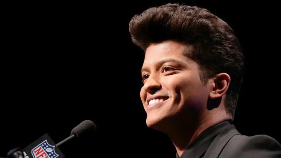 Bruno Mars, listo para el espectáculo que dará en el SB