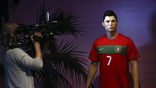 Inmortalizan a Cristiano Ronaldo en cera