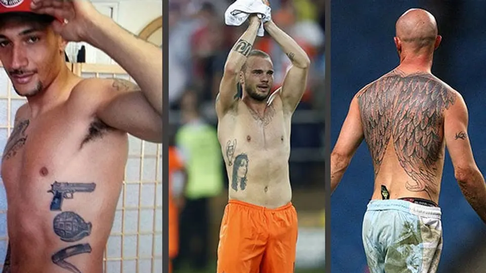 Doce tatuajes desastrosos de los futbolistas