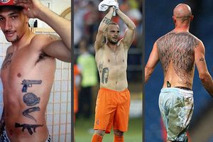 Doce tatuajes desastrosos de los futbolistas