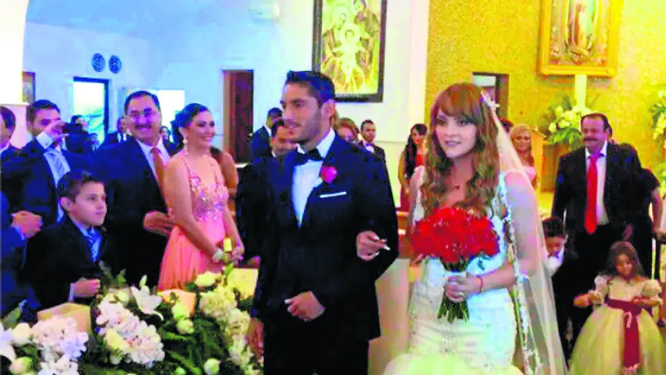 'Chuy' Corona se casó por la iglesia