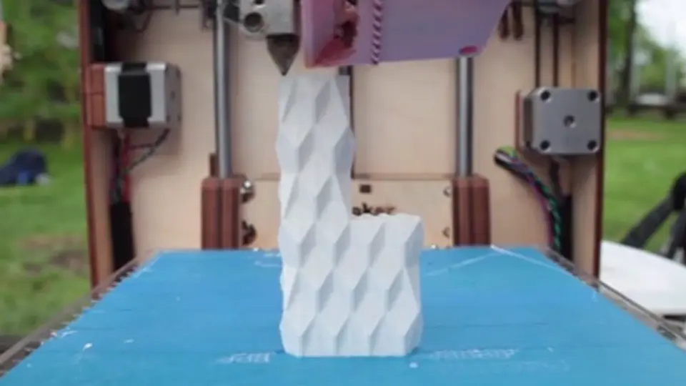 Gigantesca impresora 3D puede fabricar casas
