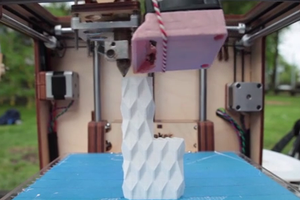 Gigantesca impresora 3D puede fabricar casas