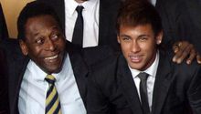 Pelé y Neymar se despiden de la Combi