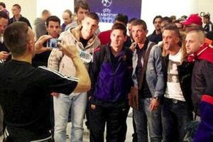 Ribery, fotógrafo de Messi