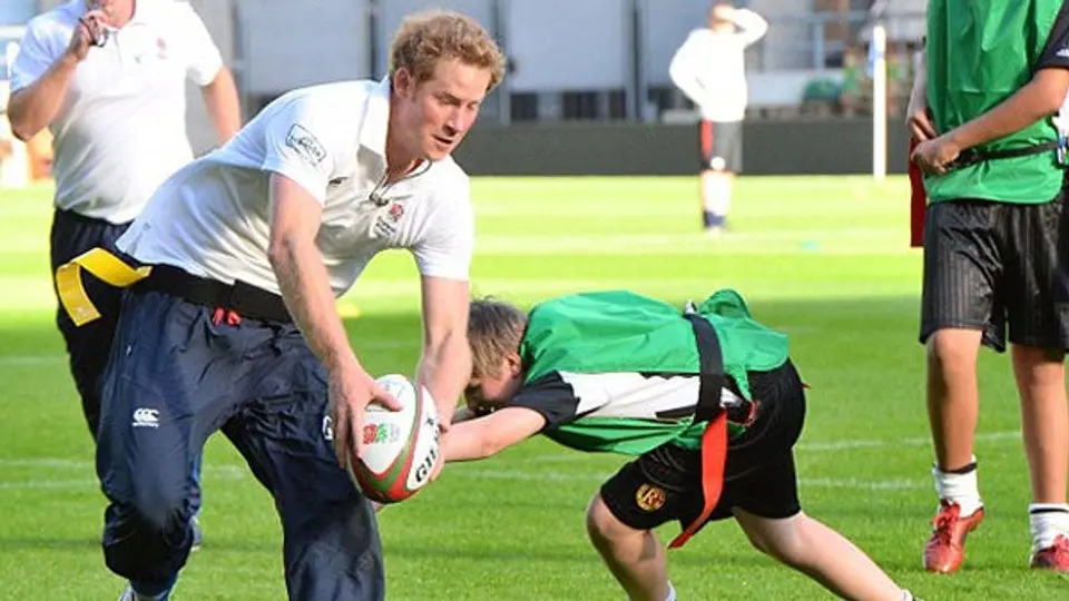 Príncipe Harry, el patrono del rugby