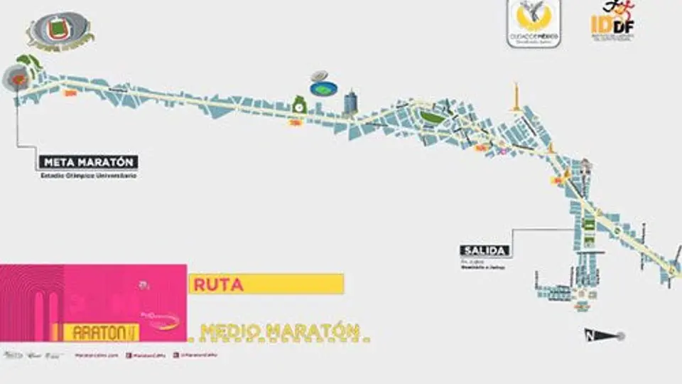 Maratón de la Ciudad de México saldrá de Hemiciclo a Juárez