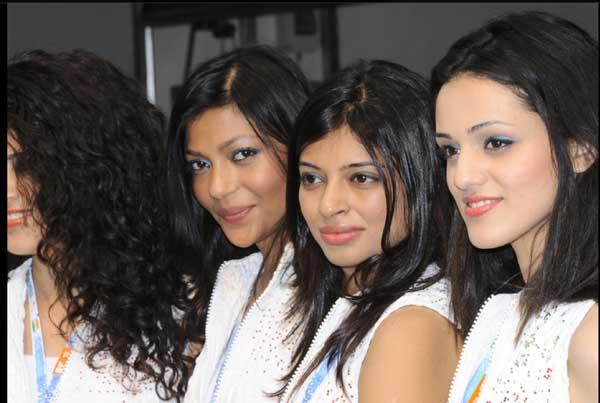 La belleza en el GP de India