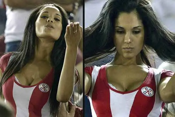 Carol Méndez, nueva 'novia' de la afición paraguaya