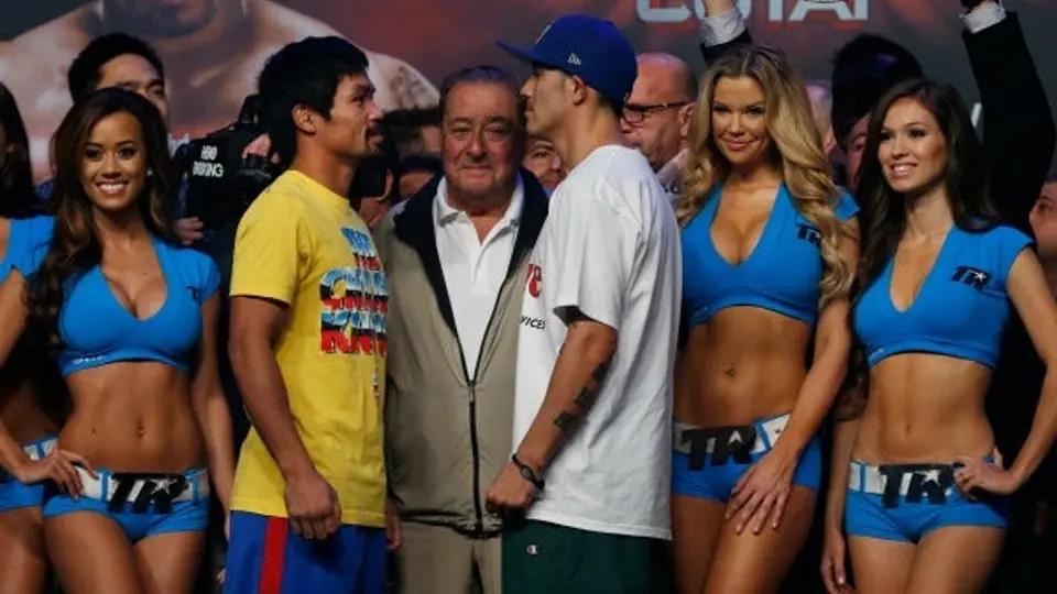 Pacquiao y Ríos, sin problemas en el pesaje