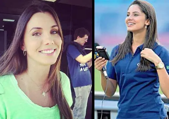 Eduarda Peccinatti, la reportera más guapa del Mundial