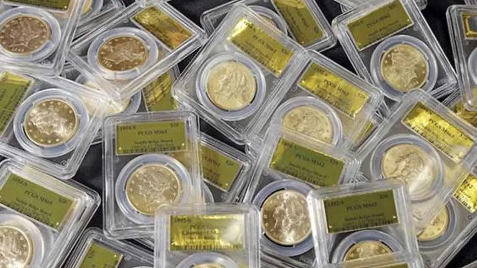 Pareja halla monedas de oro en su jardín