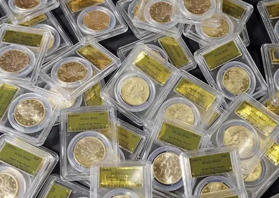 Pareja halla monedas de oro en su jardín