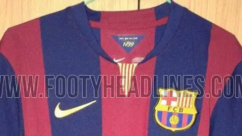 Filtran detalles de posible nueva camiseta del Barcelona