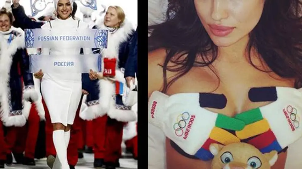 Irina Shayk, la 'madrina' de Sochi