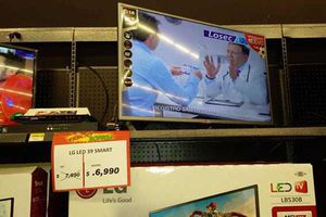 Hombre compra pantalla de 39 pulgadas en 70 centavos