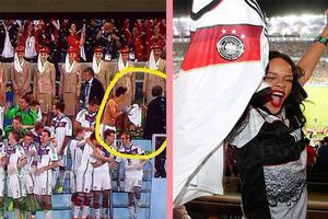 Mesut Özil le regala su playera a Rihanna