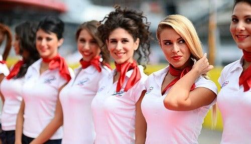 Las 'grid girls' de Italia