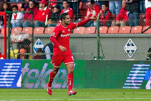 Óscar Rojas festeja su anotación en el partido | MEXSPORT