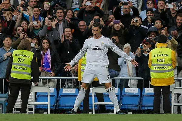 Cristiano Ronaldo grita un gol con el Real Madrid | AP