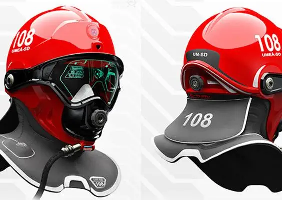 Casco con realidad aumentada para bomberos