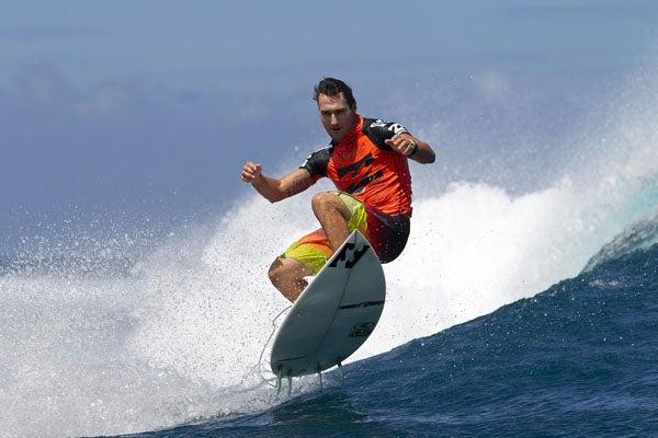 Joel Parkinson, durante las finales de ese mismo certamen | ESPECIAL