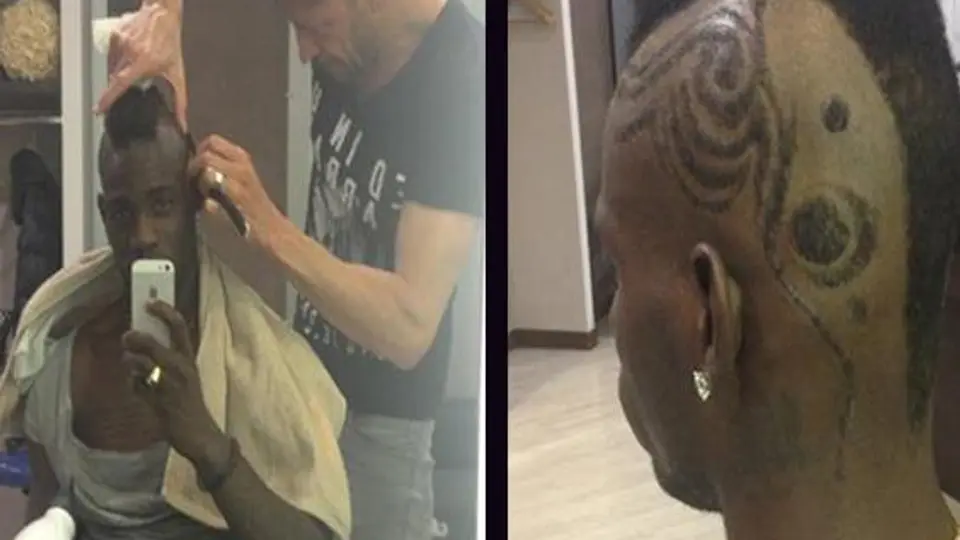 Balotelli estrena look al estilo 'mohicano'