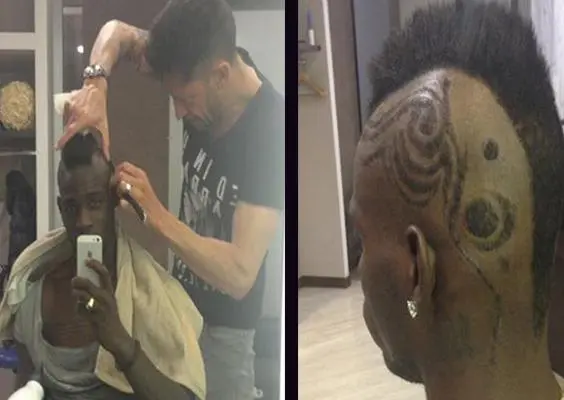 Balotelli estrena look al estilo 'mohicano'