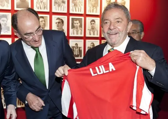 Lula da Silva visita al Athletic