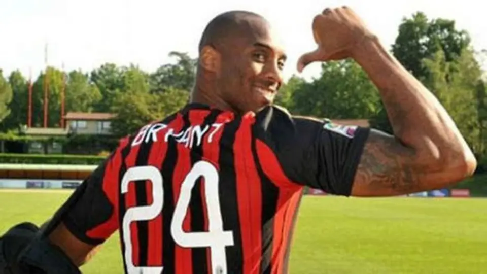 Kobe Bryant, enamorado del club Rossonero