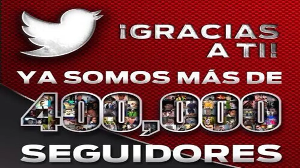 RÉCORD rebasa los 400 mil followers y reparte obsequios entre sus seguidores