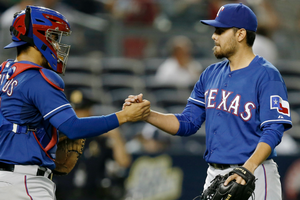 Joakim Soria consigue el salvamento contra Yankees