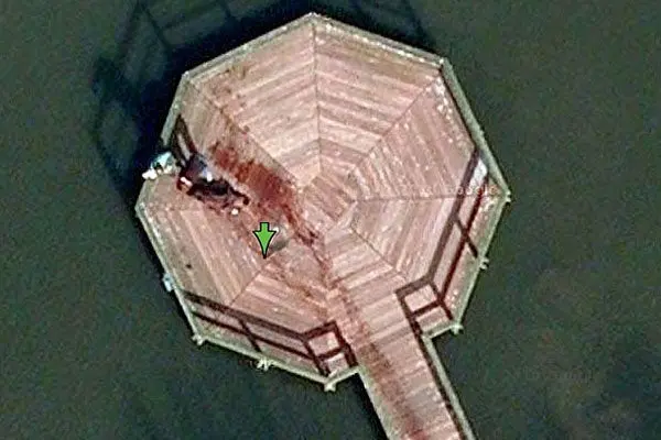 Imagen captada en Google Maps, posible escena de crimen