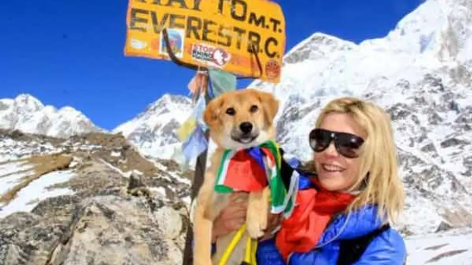 'Rupia' el primer perro que escala el Everest