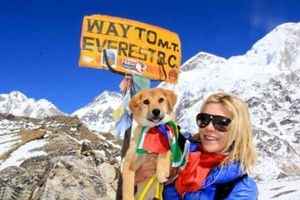 'Rupia' el primer perro que escala el Everest