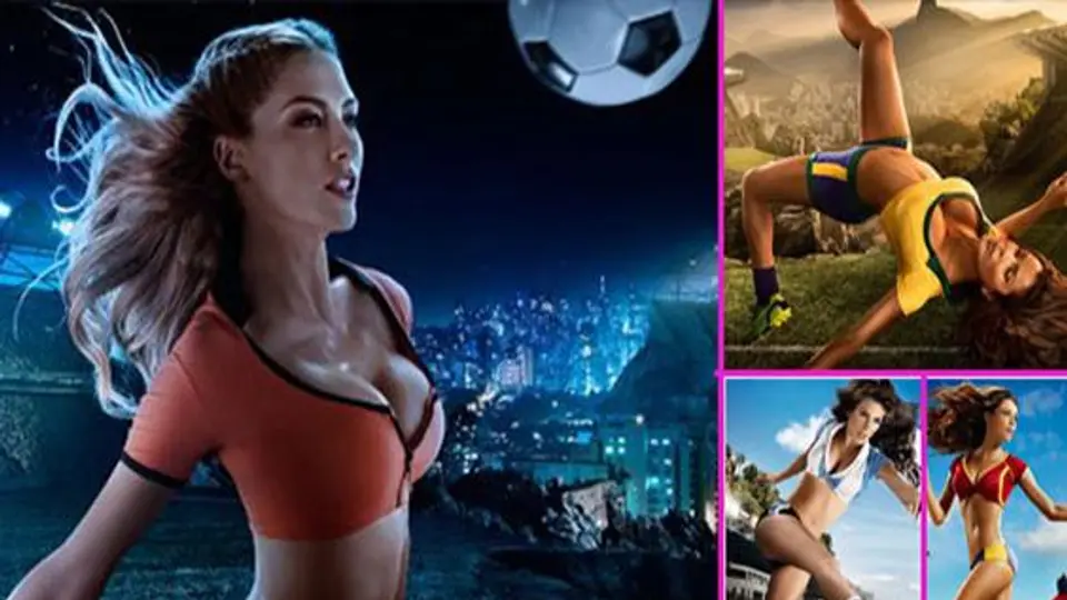 Sexy y 'animado' calendario para Mundial de Brasil