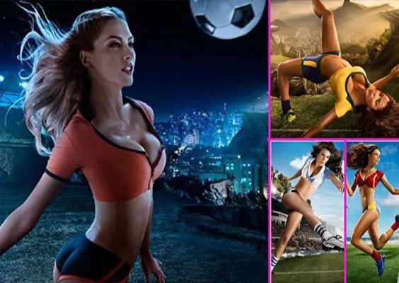 Sexy y 'animado' calendario para Mundial de Brasil