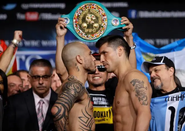 'Maravilla' Martínez y Miguel Cotto superan la báscula